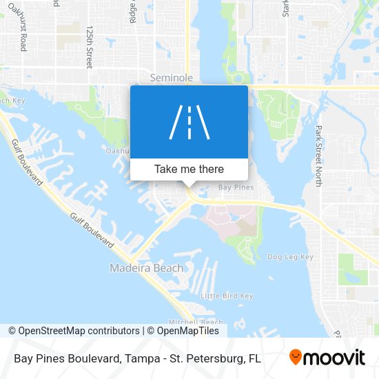 Mapa de Bay Pines Boulevard