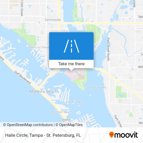Halle Circle map
