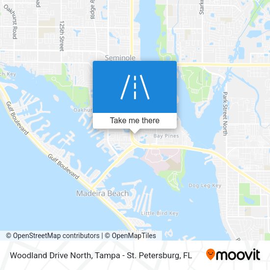Woodland Drive North map