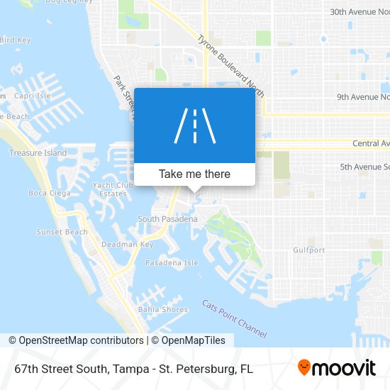 67th Street South map