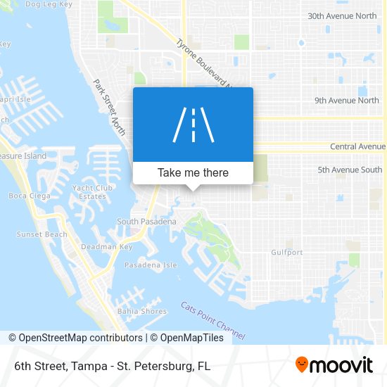 6th Street map