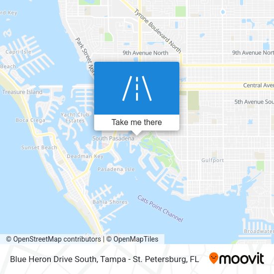 Mapa de Blue Heron Drive South