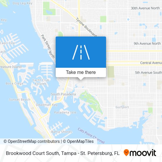 Mapa de Brookwood Court South