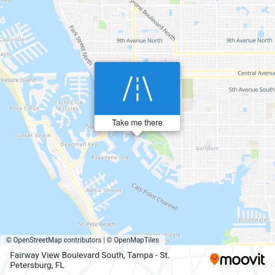 Fairway View Boulevard South map