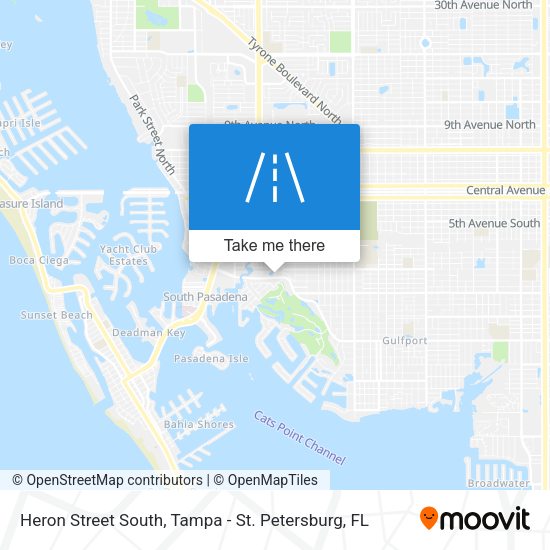 Mapa de Heron Street South