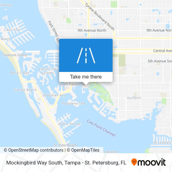 Mockingbird Way South map