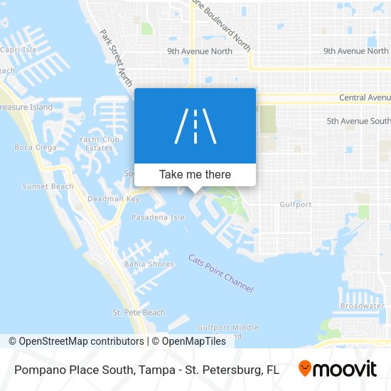 Pompano Place South map