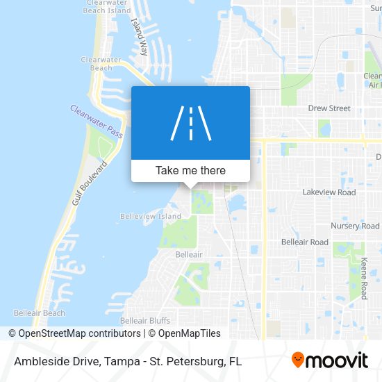 Ambleside Drive map