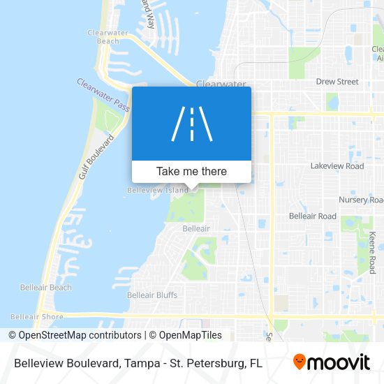 Belleview Boulevard map