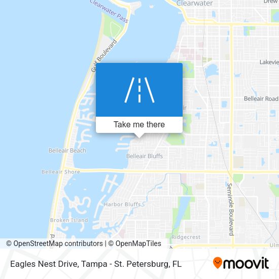 Eagles Nest Drive map
