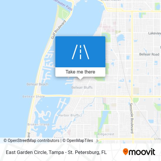 East Garden Circle map