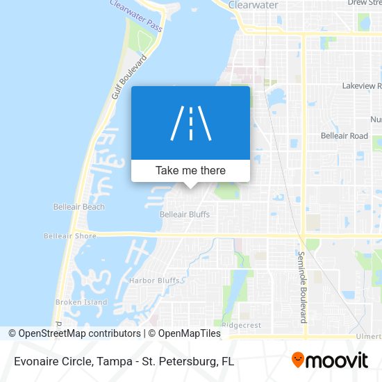 Evonaire Circle map