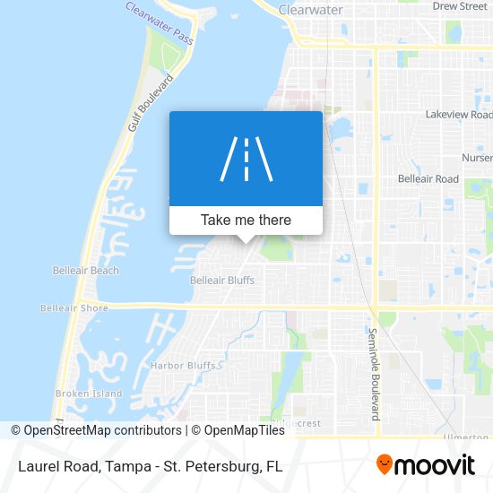 Laurel Road map