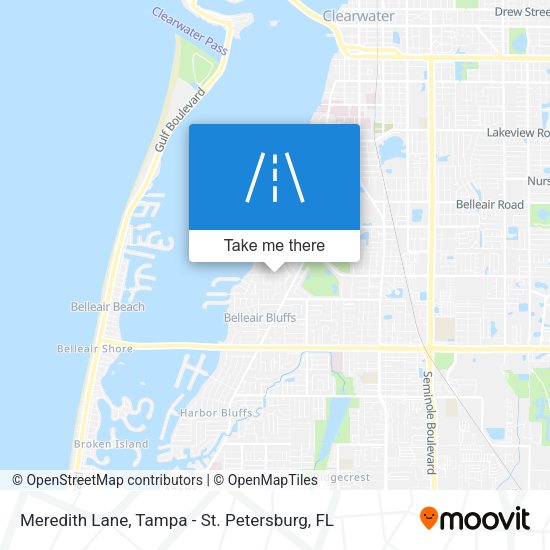 Meredith Lane map