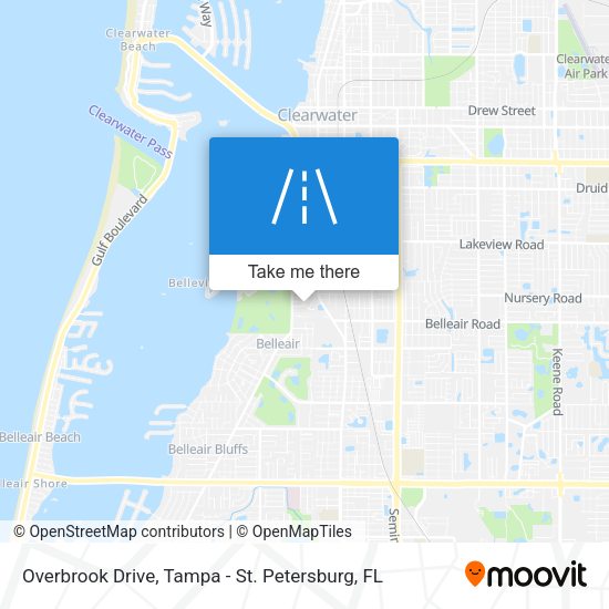 Mapa de Overbrook Drive