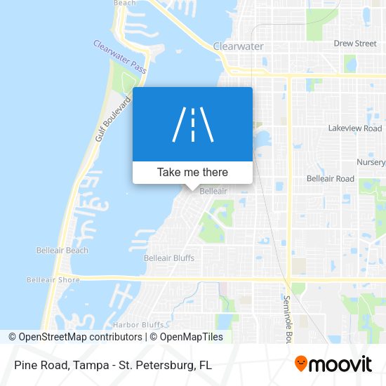 Pine Road map