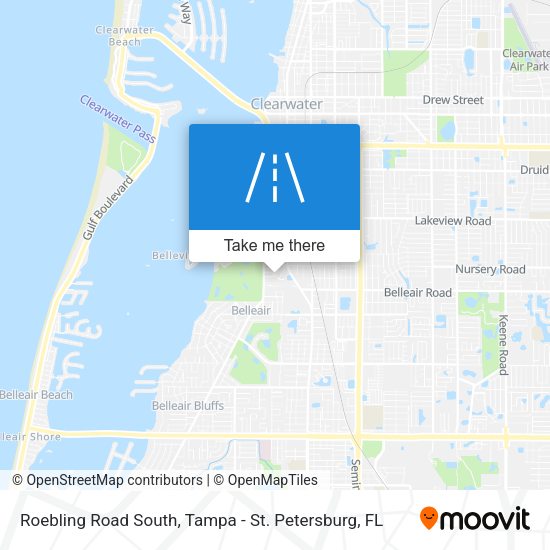 Mapa de Roebling Road South