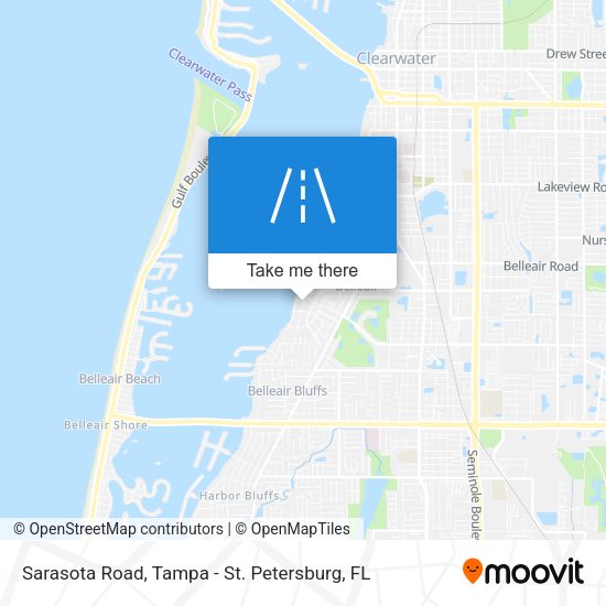 Sarasota Road map