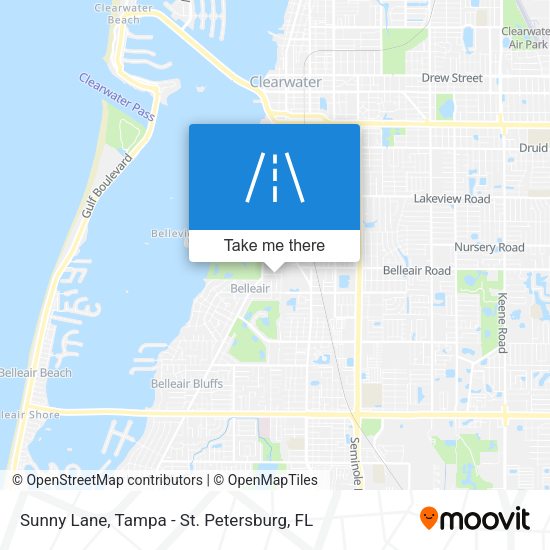 Sunny Lane map