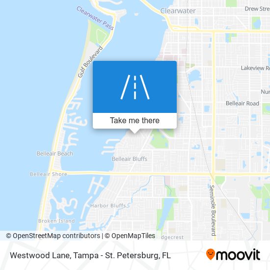 Westwood Lane map