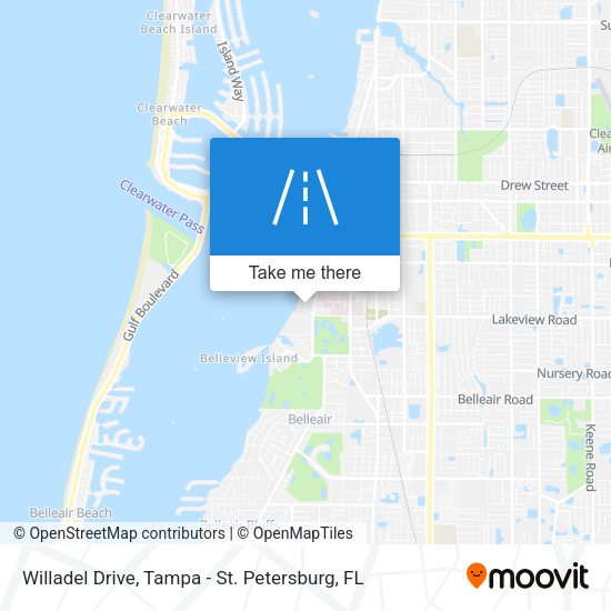 Willadel Drive map