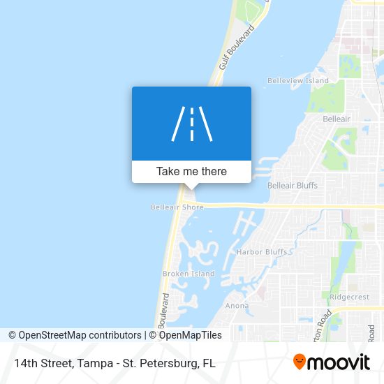 Mapa de 14th Street