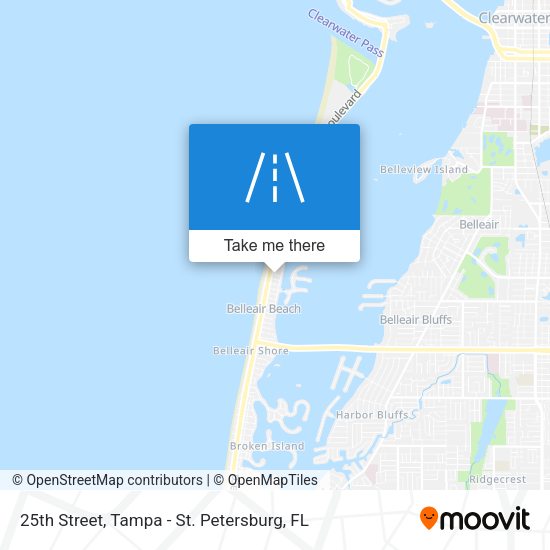 Mapa de 25th Street