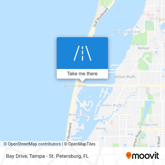 Bay Drive map
