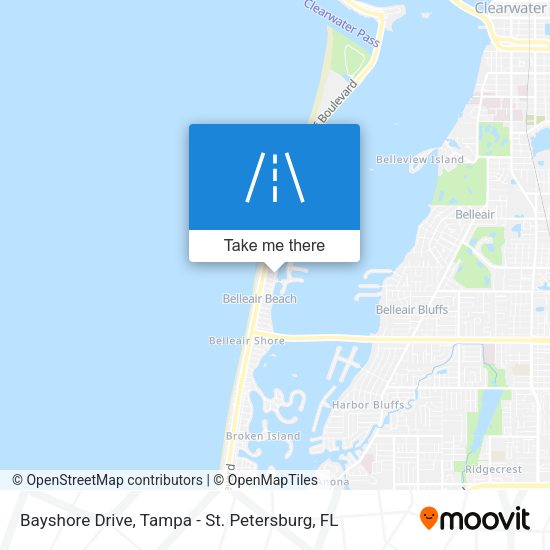 Bayshore Drive map