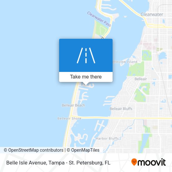 Belle Isle Avenue map