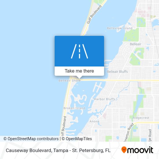 Mapa de Causeway Boulevard