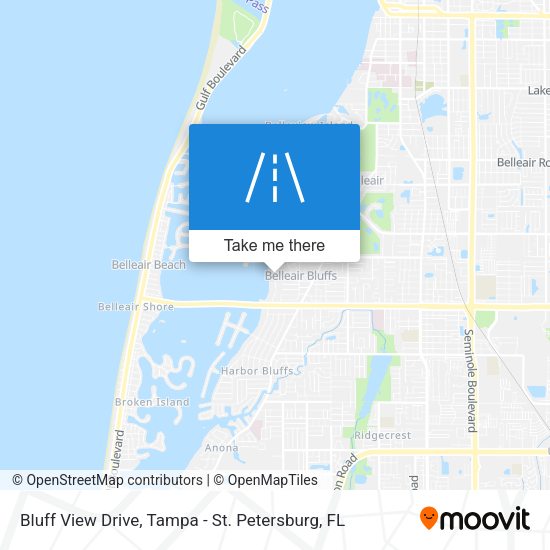 Bluff View Drive map