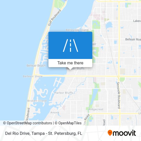 Del Rio Drive map