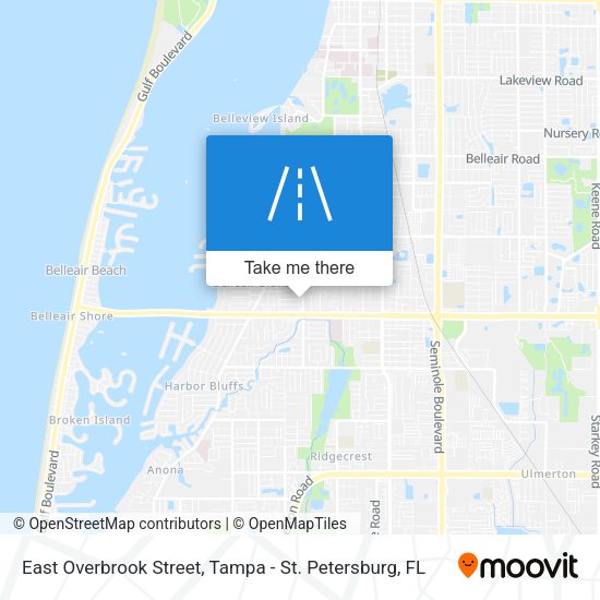 Mapa de East Overbrook Street