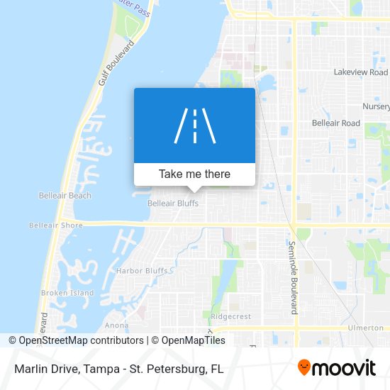 Marlin Drive map