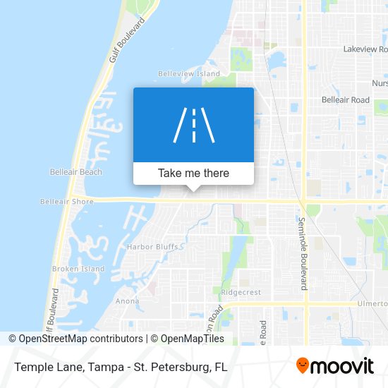 Mapa de Temple Lane