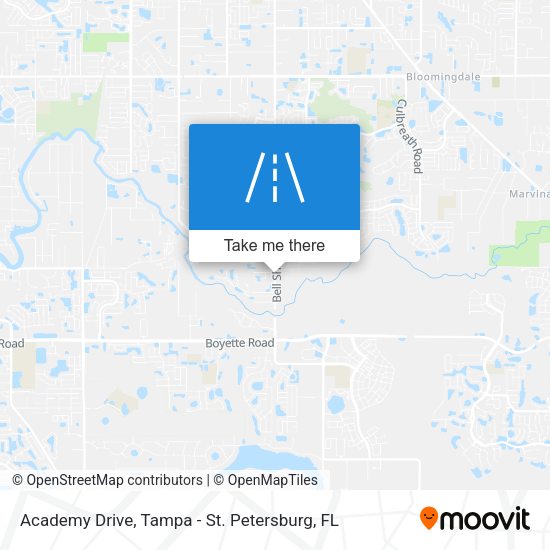 Mapa de Academy Drive