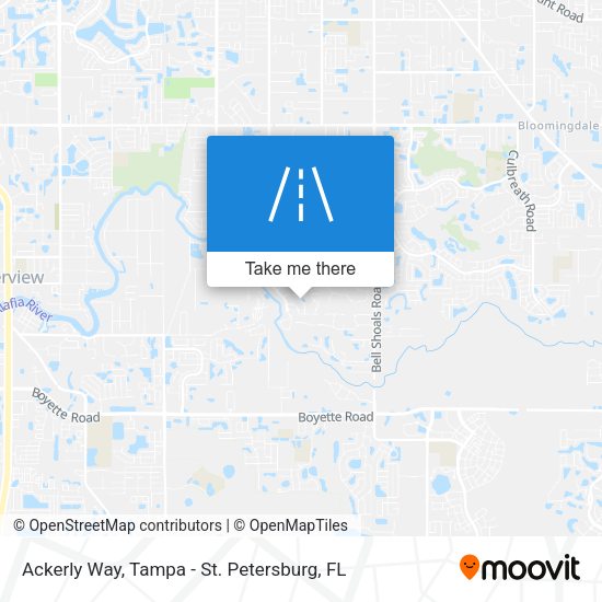 Ackerly Way map