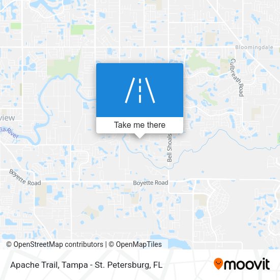 Apache Trail map