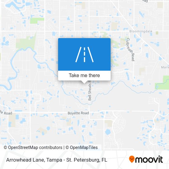 Mapa de Arrowhead Lane