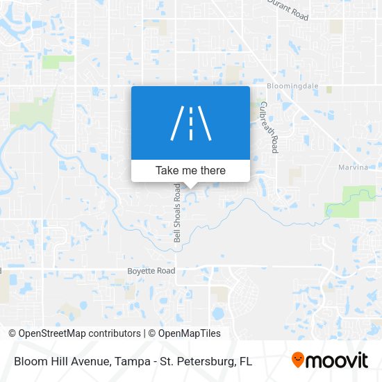 Bloom Hill Avenue map