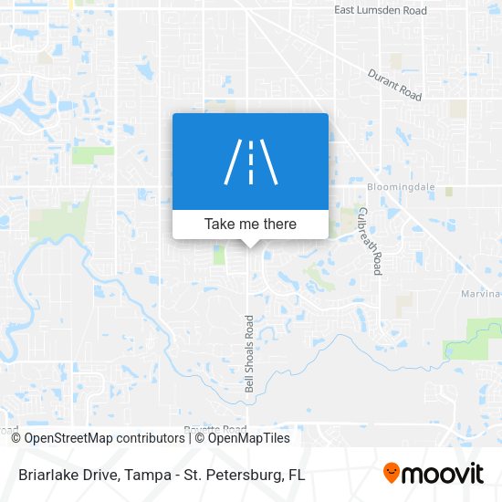 Briarlake Drive map