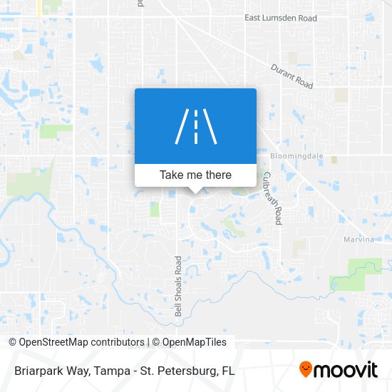 Briarpark Way map