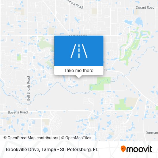 Mapa de Brookville Drive