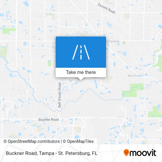 Buckner Road map