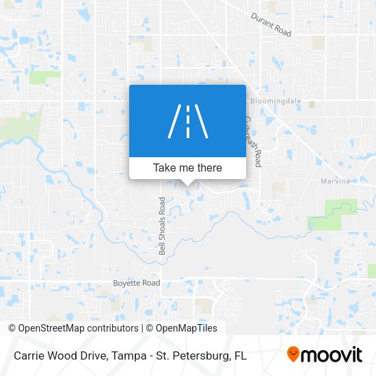 Carrie Wood Drive map