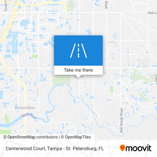 Centerwood Court map