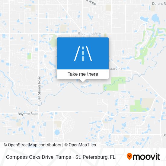 Mapa de Compass Oaks Drive