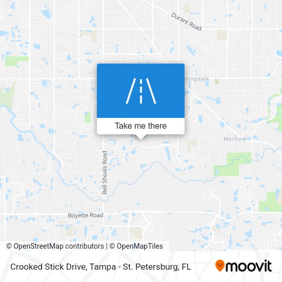 Mapa de Crooked Stick Drive