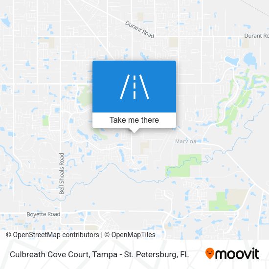 Mapa de Culbreath Cove Court
